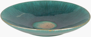 Livabliss Isla Shallow Ceramic Decorative Bowl Outdoor Patio Garden Traditional Accent Piece ILA003-1515