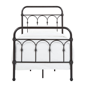 Homelegance By Top-Line Gracen Casted Knot Metal Bed Brown Metal