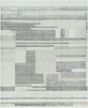 Surya Castillo Handmade 2' X 3' Wool Rug - Luxurious Mid-century Modern Design, Soft Feel, Timeless Style Ivory Wool Ill2301-23