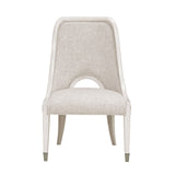 Brighton Upholstered Side Chair White, North Star Finish P378270 Pulaski Furniture