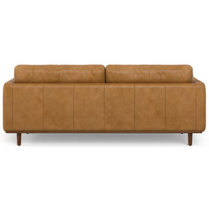 English Elm Morrison 89" Sofa - Handcrafted Sienna Leather, Mid-Century Modern Comfort For Timeless Style B136P159632