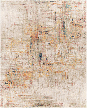 Livabliss Illusions Geometric Accent Rug Machine Woven Polypropylene for Modern Entryway Decor Cream, Light Gr 7'10" x 10' ILS2300-71010