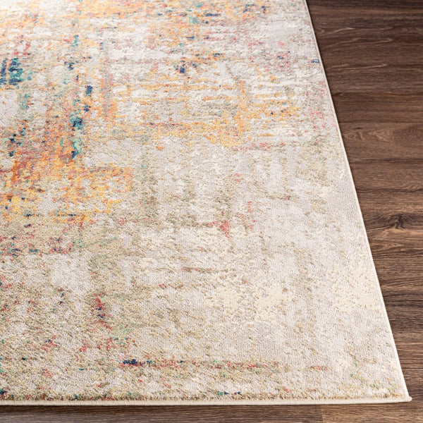 Livabliss Illusions Geometric Accent Rug Machine Woven Polypropylene for Modern Entryway Decor Cream, Light Gr 8'10" x 12' ILS2300-912