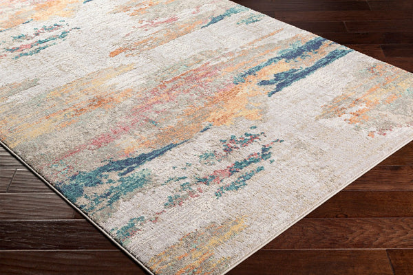 Livabliss Illusions Geometric Turkish Woven Polypropylene Area Rug for Entryways and Bedrooms Cream, Light Gr 8'10" x 12' ILS2302-912