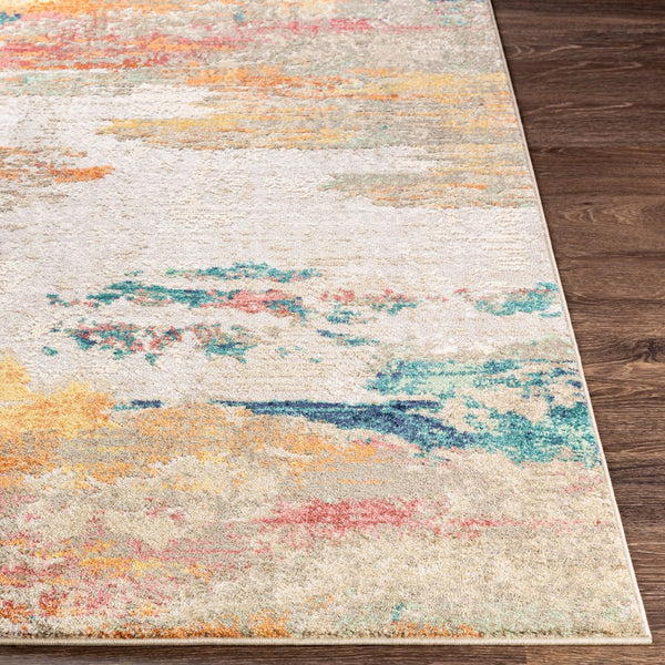 Livabliss Illusions Geometric Turkish Woven Polypropylene Area Rug for Entryways and Bedrooms Cream, Light Gr 8'10" x 12' ILS2302-912