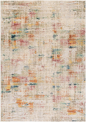 Livabliss Illusions Geometric Accent Rug Machine Woven Polypropylene for Modern Living Spaces Cream, Light Gr 8'10" x 12' ILS2303-912