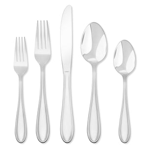 Lenox Hampton Forge Lincoln 46 Piece Set With Caddy Metallic, STAINLESS METAL 267A046HFN