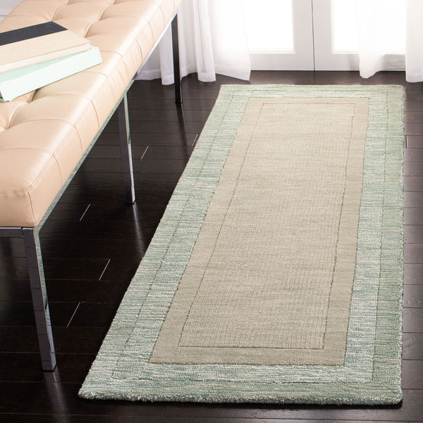 Safavieh Impression IM821 Hand Loomed  Rug Green / Beige IM821D-9