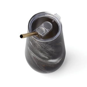 Lenox Cambridge 16 Oz Black Geo Insulated Wine Tumblers, Set of 2 NO COLOR METAL E9515BKCB2DS