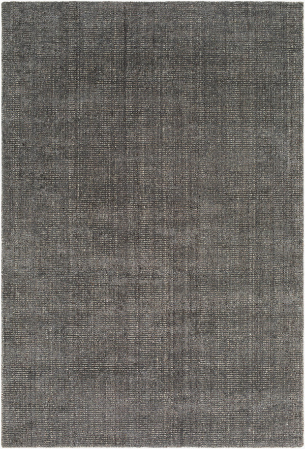 Surya Iman 2' X 3' Handmade Rug - Luxurious Hand-knotted Viscose & New Zealand Wool, Perfect For Any Space Charcoal Viscose,Nz Wool Ima2304-23