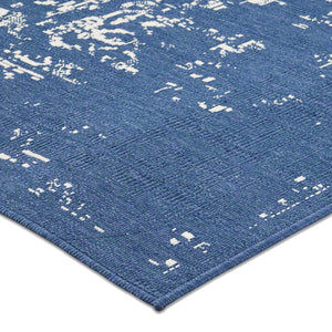 English Elm Christopher Knight Home® - 7'x5'3" Blue Polypropylene Area Rug — 100% Durable Low-Pile Handcrafted Design, 4mm Pile 72342.00