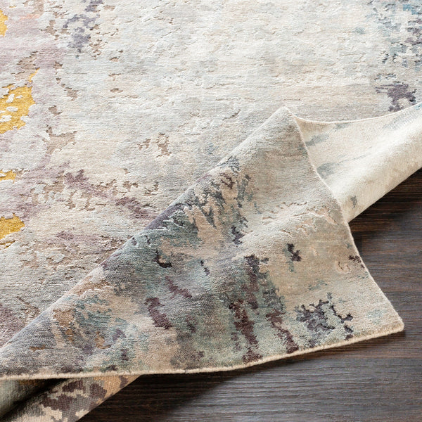 Imola IML-1000 8' x 11' Handmade Rug IML1000-811  Blue, Tan, Black, Mauve, Sage Surya