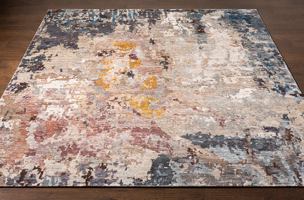 Imola IML-1000 8' x 11' Handmade Rug IML1000-811  Blue, Tan, Black, Mauve, Sage Surya