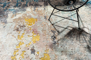 Imola IML-1000 8' x 11' Handmade Rug IML1000-811  Blue, Tan, Black, Mauve, Sage Surya