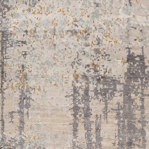 Surya Imola Handmade 2' X 3' Rug - Luxurious Mid-century Modern Design, Soft Viscose, Durable & Stylish Black Viscose,Wool Iml1003-811