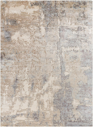 Imola IML-1011 9' x 13' Handmade Rug IML1011-913  Ash, Metallic - Silver, Light Silver, Khaki, Sage Surya