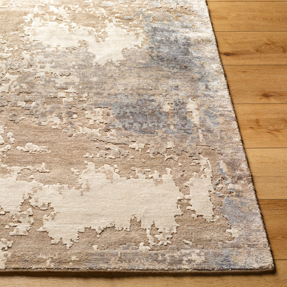 Imola IML-1011 9' x 13' Handmade Rug IML1011-913  Ash, Metallic - Silver, Light Silver, Khaki, Sage Surya