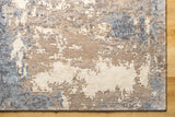 Imola IML-1011 9' x 13' Handmade Rug IML1011-913  Ash, Metallic - Silver, Light Silver, Khaki, Sage Surya