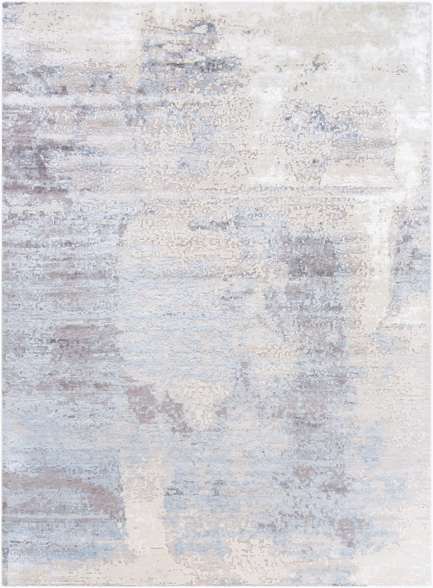 Imola IML-1015 9' x 13' Handmade Rug IML1015-913  Light Silver, Slate, Silver, Metallic - Silver Surya