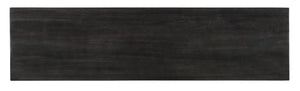 Hooker Furniture Melange Renee Credenza With Hand Inlay, Black Mango Wood & Gold Base — Storage, Media-Ready Elegance 628-85718-99