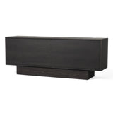 VIG Furniture Modrest Impala - Modern Matte Brown Ash & Silver Buffet VGVCG2322