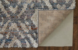 Feizy Rugs Mynka Polyester Machine Made Global Rug Ivory/Gray/Taupe 9' x 12'