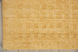 Nourison Perris PERR1 Handmade Woven No Border Indoor Only Contemporary  Rug Gold, Yellow 100% Wool 99446222947