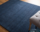 Feizy Rugs Luna Hand Woven Wool Area Rug - Stylish, Stain-resistant, Perfect For High Traffic Spaces & Decor Blue Wool 5798049fdbl000n95