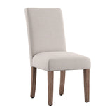 Hazel Fabric Upholstered Parsons Dining Chairs (Set of 2)