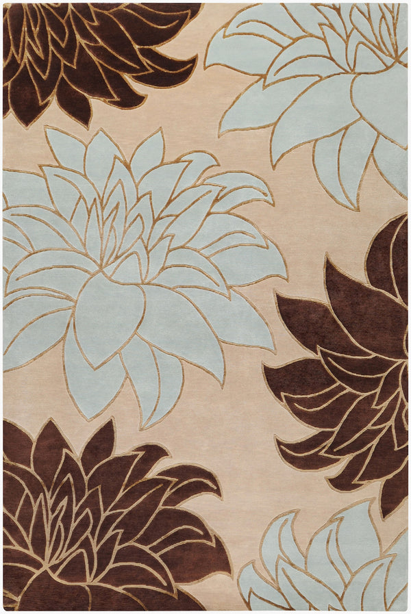 Surya Mugal 5' X 8' Hand-made New Zealand Wool Rug - Timeless Elegance For Your Home Decor & Style  Nz Wool In1227-913