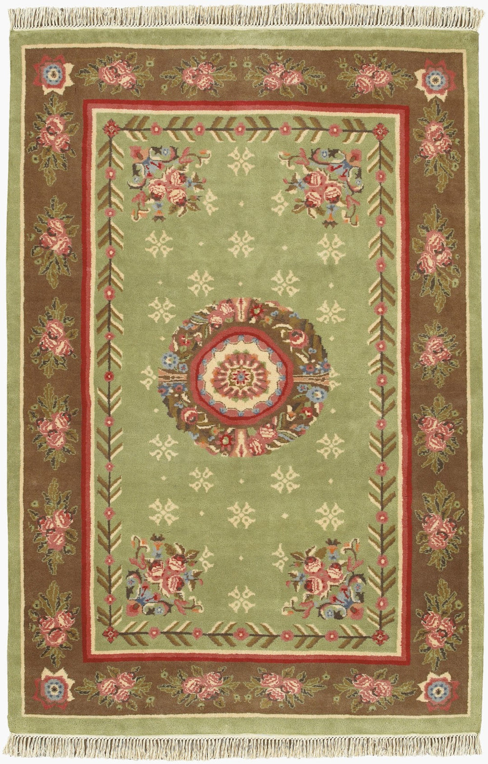 Surya Mugal Handmade Rug - Luxurious 5'6" X 8'6" New Zealand Wool, Soft Medium Pile, Perfect For Any Space!  Nz Wool In2-5686