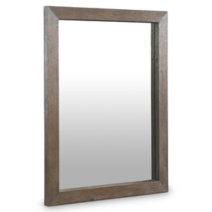 Bernhardt Bernhardt Outline Mirror — Wire‑Brushed Oak Frame In Cassel Finish, Vertical Or Horizontal Accent 360333