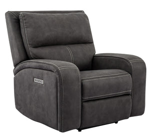 Parker House Parker Living Polaris - Slate Power Recliner Slate 100% Polyester (W) MPOL#812PH-SLA