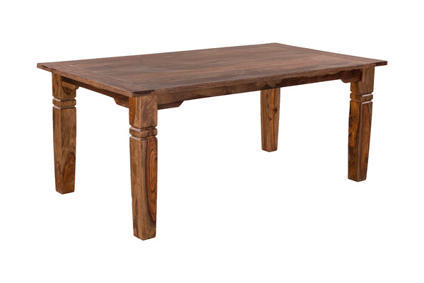 Porter Designs Porter Taos Solid Sheesham Wood 72" Dining Table With Handcrafted Design & Timeless Character Brown Wood 07-196-01-9015h