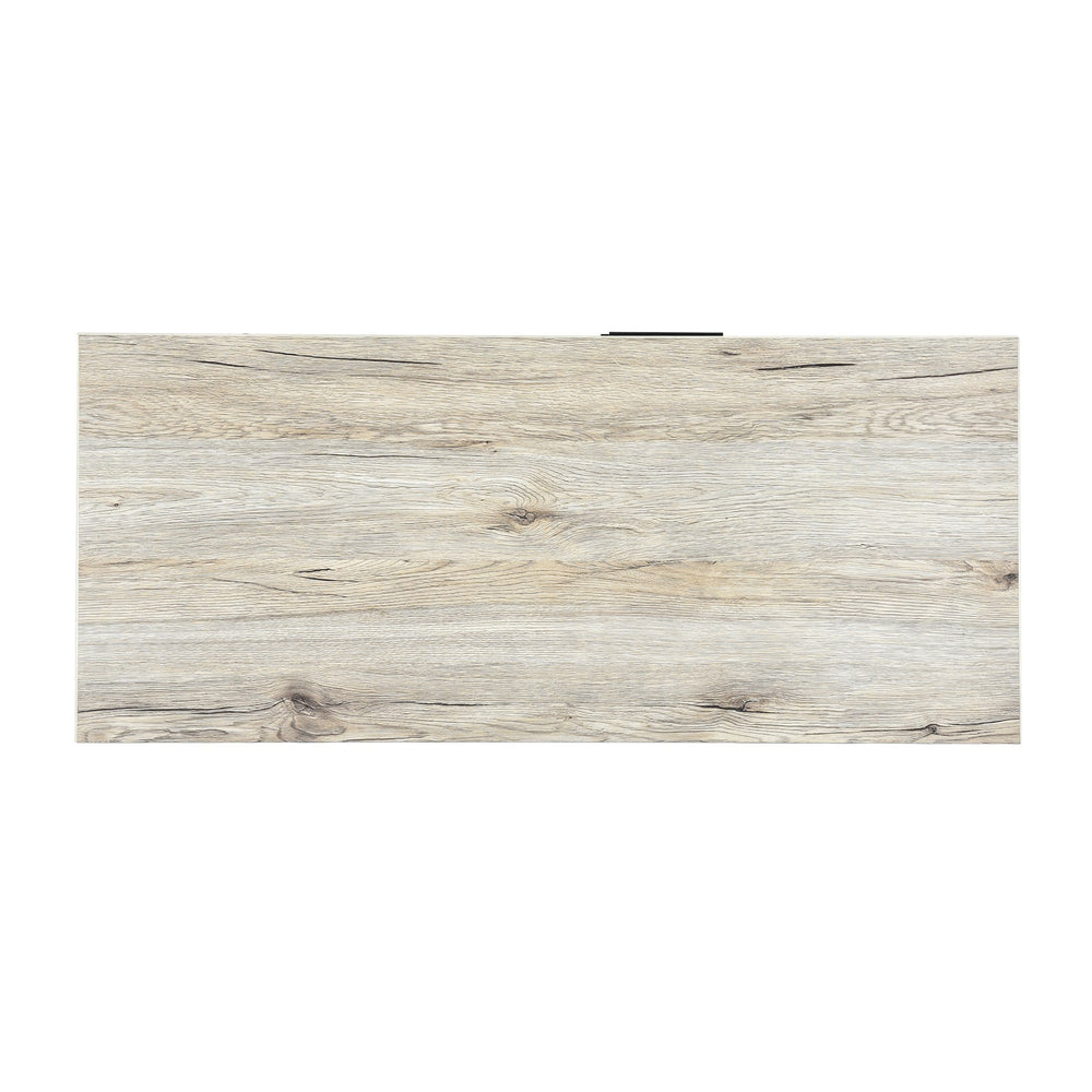English Elm Christopher Knight Home® - CABINET mid-century modern faux wood storage console with splayed legs, drawers & cubby shelves Oak 67351.00SONOAK