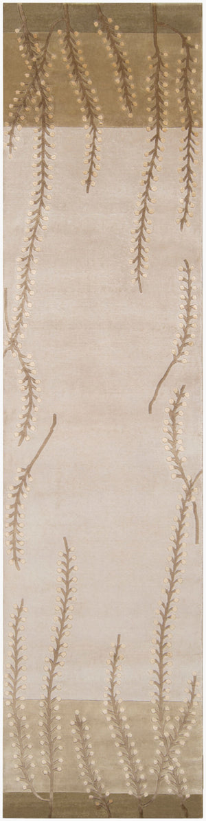 Surya Mugal Handmade 2'6" X 10' Wool Rug - Timeless Elegance, Soft Underfoot, Durable, Perfect For Any Space  Nz Wool In8007-2610