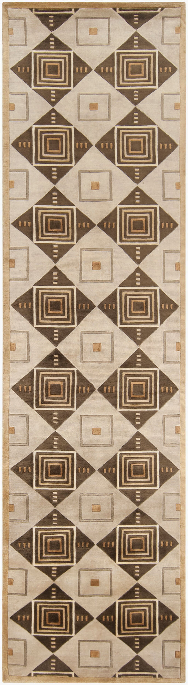 Surya Mugal Handmade 2'6" X 10' Wool Rug - Timeless Elegance, Soft Underfoot, Durable, Perfect For Any Space  Nz Wool In8008-2610