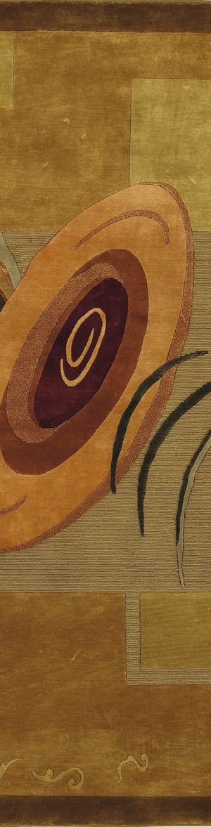 Surya Mugal Handmade 2'6" X 10' Wool Rug - Timeless Elegance, Soft Underfoot, Durable, Perfect For Any Space  Nz Wool In8038-2610