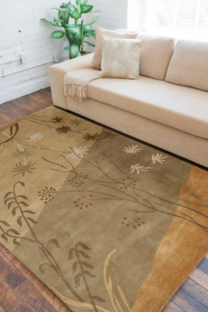 Surya Mugal Handmade 2'6" X 10' Wool Rug - Timeless Elegance, Soft Underfoot, Durable, Perfect For Any Space Mustard Wool In8056-811