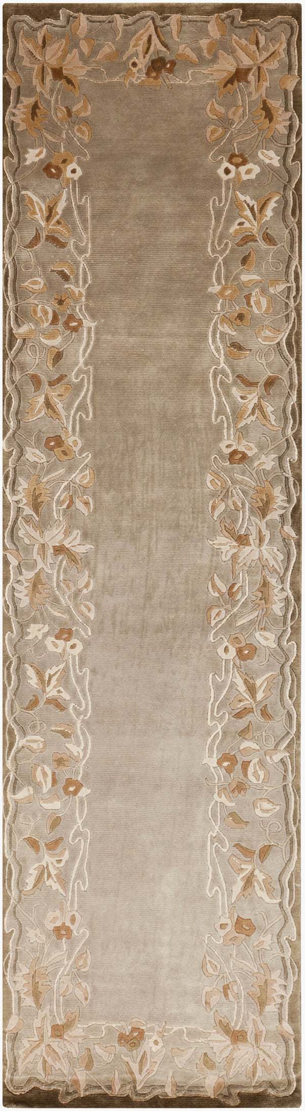 Surya Mugal Handmade 2'6" X 10' Wool Rug - Timeless Elegance, Soft Underfoot, Durable, Perfect For Any Space  Nz Wool In8058-2610