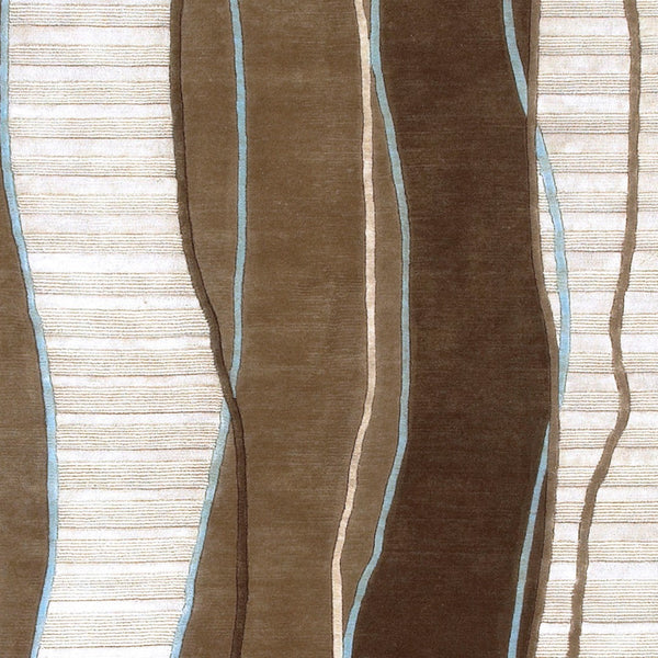 Surya Mugal Handmade 2'6" X 10' Wool Rug - Timeless Elegance, Soft Underfoot, Durable, Perfect For Any Space Dark Brown Wool In8072-58