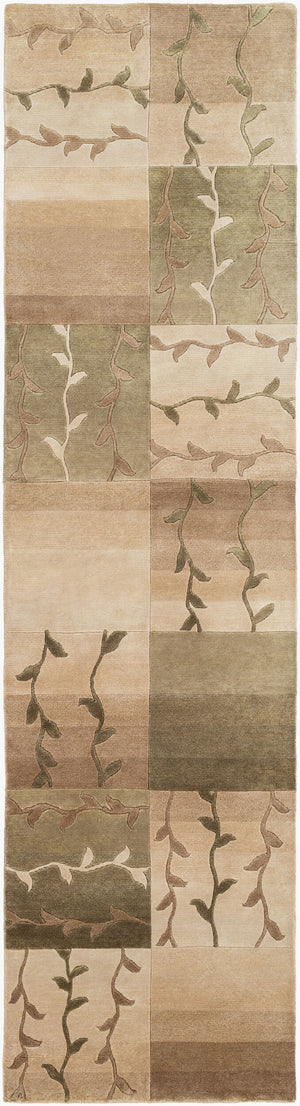 Surya Mugal Handmade 2'6" X 10' Wool Rug - Timeless Elegance, Soft Underfoot, Durable, Perfect For Any Space  Nz Wool In8083-2610