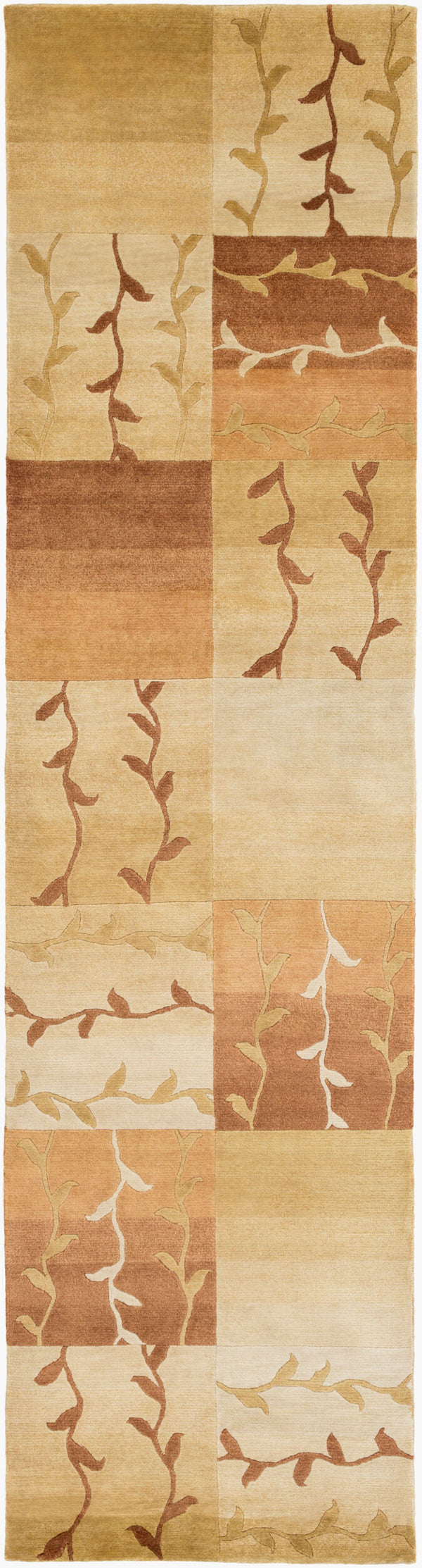 Surya Mugal Handmade 2'6" X 10' Wool Rug - Timeless Elegance, Soft Underfoot, Durable, Perfect For Any Space  Nz Wool In8084-2610