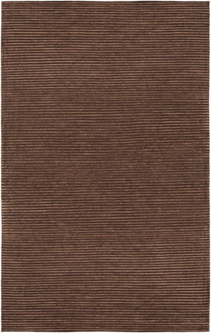 Surya Mugal 5' X 8' Hand-made New Zealand Wool Rug - Timeless Elegance For Your Home Decor & Style Dark Brown Viscose,Wool In8243-23