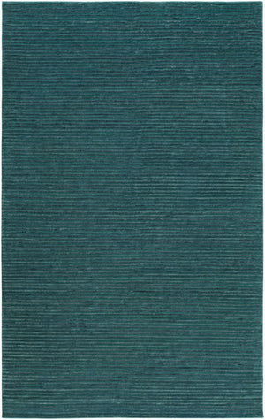 Surya Mugal 5' X 8' Hand-made New Zealand Wool Rug - Timeless Elegance For Your Home Decor & Style Deep Teal Viscose,Wool In8253-23