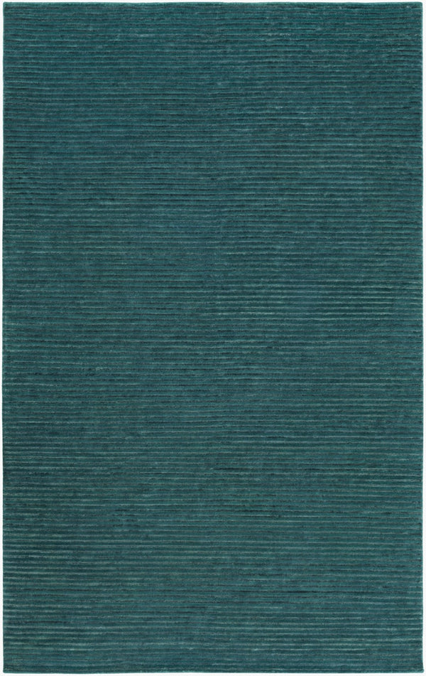 Surya Mugal 5' X 8' Hand-made New Zealand Wool Rug - Timeless Elegance For Your Home Decor & Style Deep Teal Viscose,Wool In8253-23