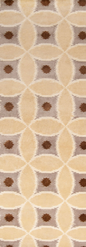 Surya Mugal Handmade 2'6" X 10' Wool Rug - Timeless Elegance, Soft Underfoot, Durable, Perfect For Any Space Ivory Wool In8595-2610