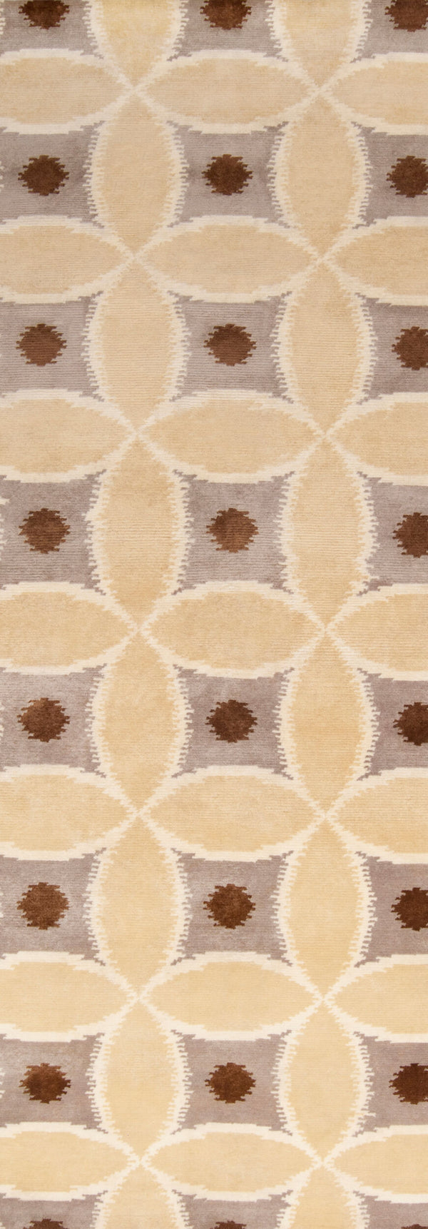 Surya Mugal Handmade 2'6" X 10' Wool Rug - Timeless Elegance, Soft Underfoot, Durable, Perfect For Any Space Ivory Wool In8595-2610