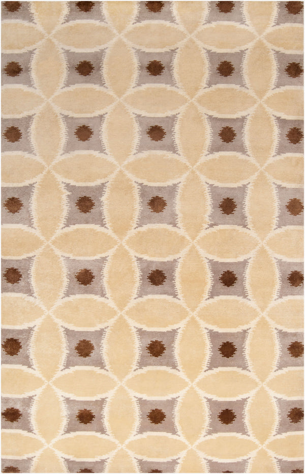 Surya Mugal Handmade 2'6" X 10' Wool Rug - Timeless Elegance, Soft Underfoot, Durable, Perfect For Any Space Ivory Wool In8595-811