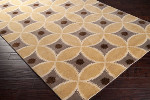 Surya Mugal Handmade 2'6" X 10' Wool Rug - Timeless Elegance, Soft Underfoot, Durable, Perfect For Any Space Ivory Wool In8595-811